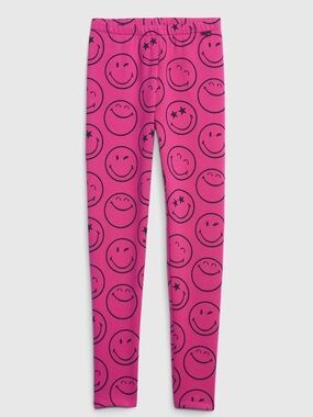Gap kids x Smiley world cozy lined leggings
